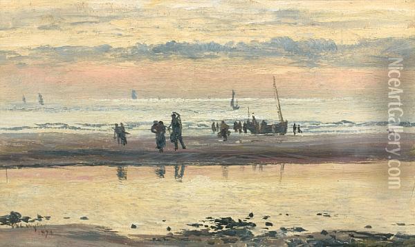 Towards Sunset Oil Painting - William Lionel Wyllie