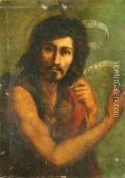 St. John The Baptist Oil Painting - Andrea Del Sarto