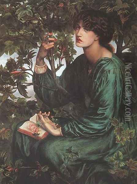 The Day Dream Oil Painting - Dante Gabriel Rossetti