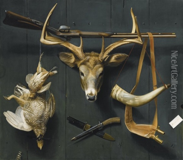 Trophies Of The Hunt Oil Painting - Alexander Pope