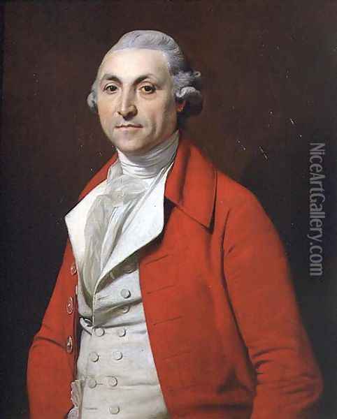 Charles Dumergue (c.1739-1814) dentist to the Royal Family Oil Painting - Johann Zoffany