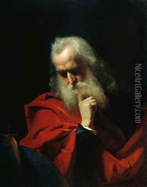 Galileo Galilei 1564-1642 Oil Painting - Ivan Petrovich Keler-Viliandi