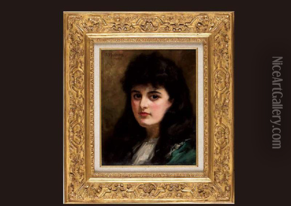 Woman Oil Painting - William Gibbs Mackenzie