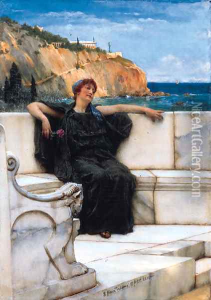 Farniente Oil Painting - Sir Lawrence Alma-Tadema