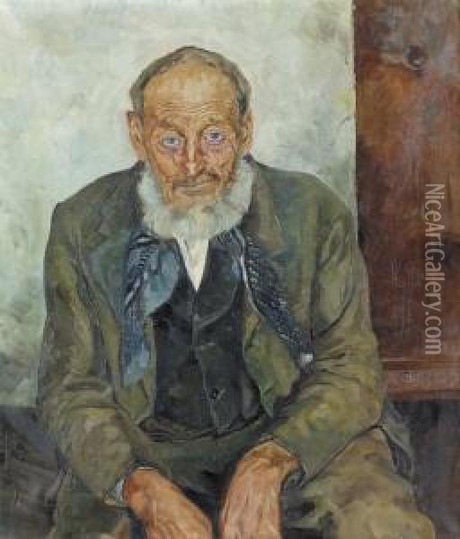 Portrat Eines Bartigen Herrn. Oil Painting - Paul Schurch
