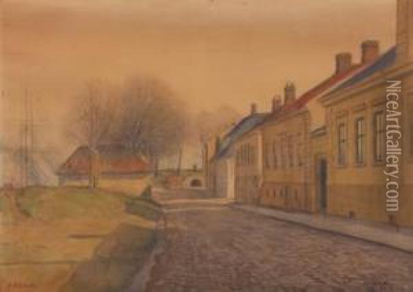 Fra O. Fredrikstad Oil Painting - Severin Segelcke