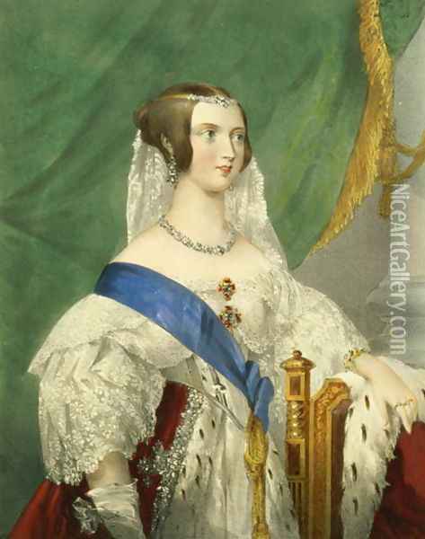 Her Most Gracious Majesty Queen Victoria 1819-1901 Oil Painting - George Howard