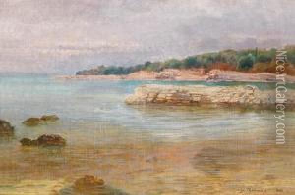 Bucht Von Brioni Oil Painting - Hugo Charlemont