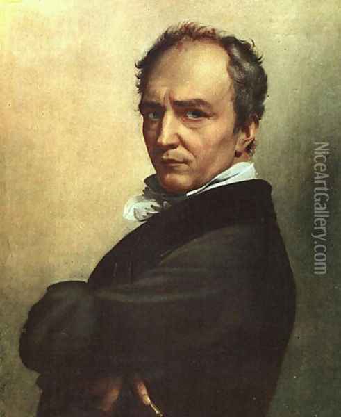 Self-Portrait 1826 Oil Painting - Francois-Joseph Navez