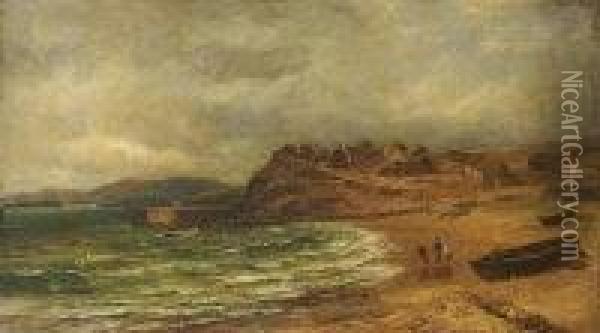 Achill Coastal Scene Oil Painting - Alexander Williams