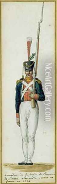 Grenadier of the Guard of Alexander I Oil Painting - Pierre Antoine Lesueur