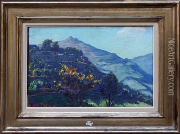 Paysage Orientaliste Oil Painting - Andre Delacroix