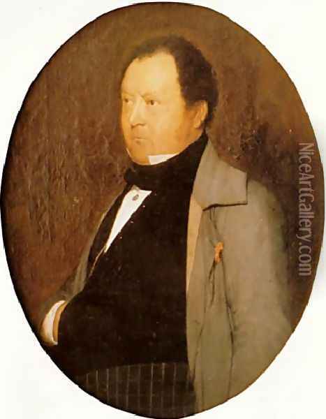 Portrait Of M Leblond Oil Painting - Jean-Leon Gerome