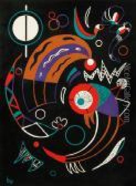 Composicion Abstracta Oil Painting - Wassily Kandinsky