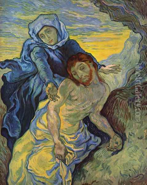 Pietà Oil Painting - Vincent Van Gogh