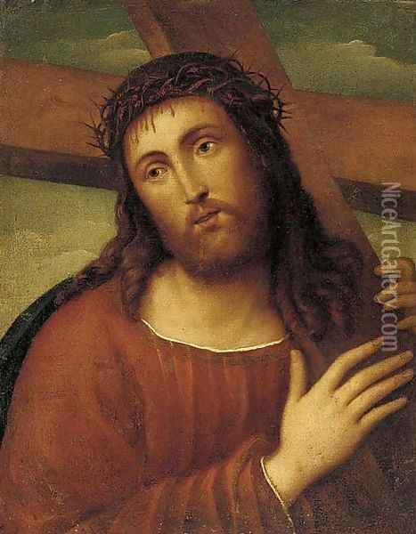 Christ Carrying the Cross Oil Painting - Raphael (Raffaello Sanzio of Urbino)