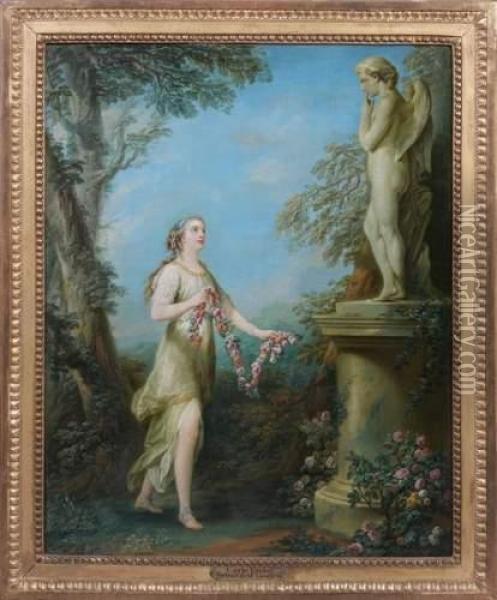 Offrande A L'amour Oil Painting - Carle van Loo