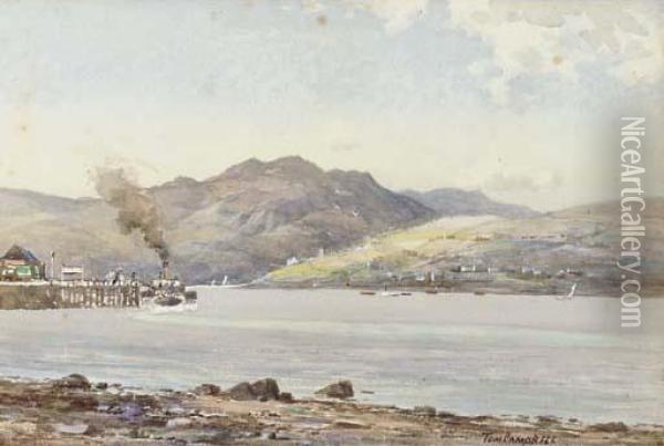 The Loch Ferry Oil Painting - Thomas, Tom Campbell