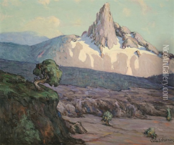 Mount Washington Oil Painting - Cyrus J. Fulton