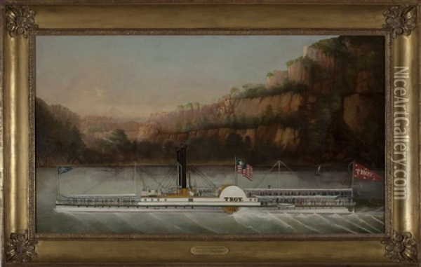 The Hudson River Paddlewheel Steamboat 