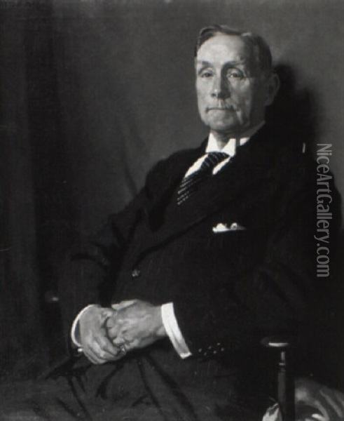Portrait Of Sir Rober Williams Oil Painting - Sir William Orpen