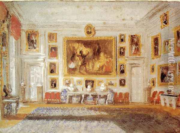 Petworth: the Drawing room Oil Painting - Joseph Mallord William Turner