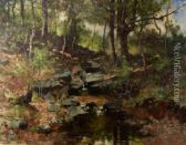 Rock Creek Park Oil Painting - Max Weyl
