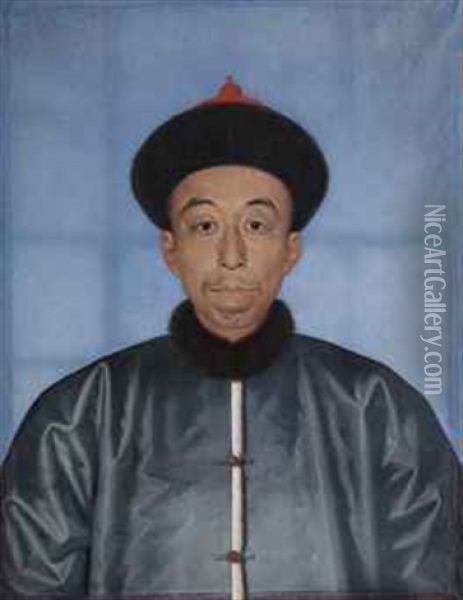 Prince Guo Oil Painting -  Lang Shining (Giuseppe Castiglione)