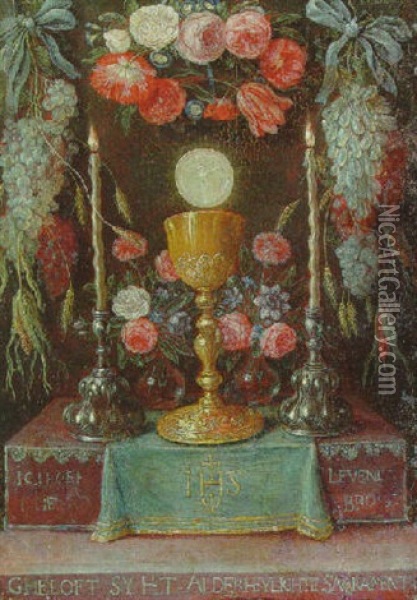 The Second Sacrament Oil Painting - Jan van Kessel the Elder