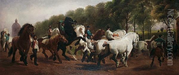 The Horse Fair Oil Painting - Rosa Bonheur