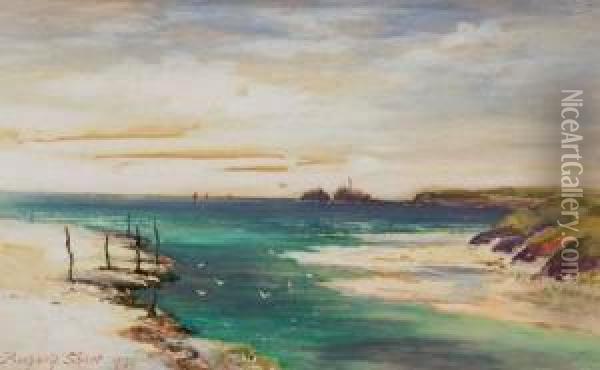 Welsh Coast Oil Painting - Richard Short