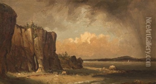 The Ovens Mt. Desert Island, Maine Oil Painting - William van de Bonfield