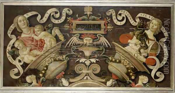 Allegories of Virtue Oil Painting - Matteo di Giuliano di Lorenzo Balducci