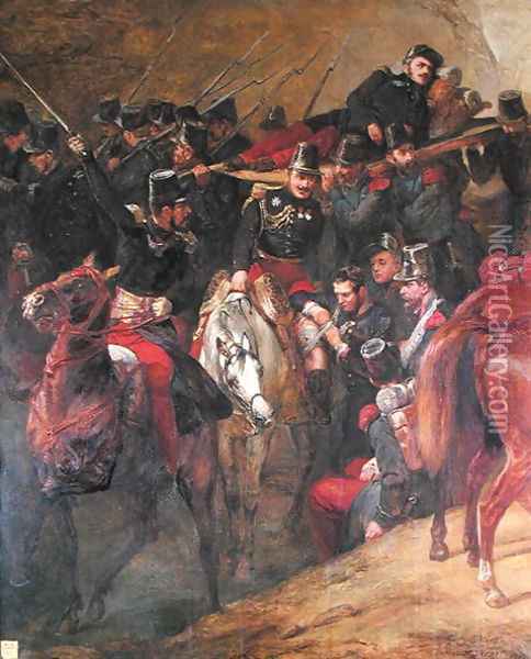 The Attack on Muzayah, 12th May 1840 Oil Painting - Carle Vernet