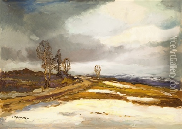 Jarni Tani Oil Painting - Gustav Macoun