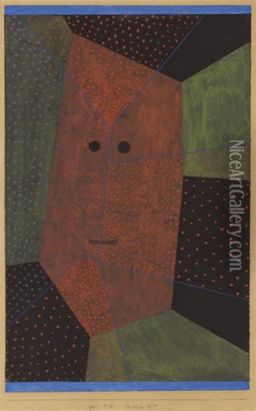 Bildnis O.t. Oil Painting - Paul Klee