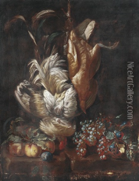 Jagdstillleben Oil Painting - Jacopo (da Empoli) Chimenti