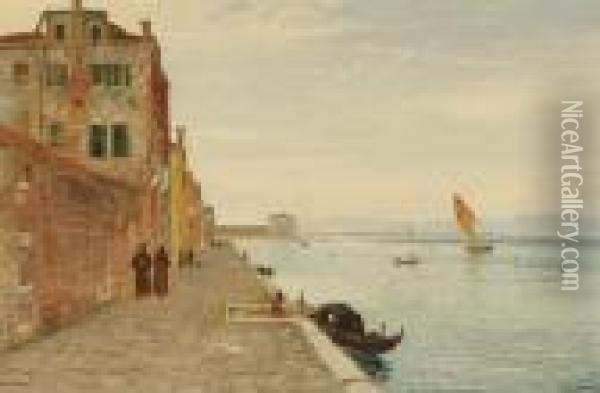 Venice Oil Painting - John MacWhirter