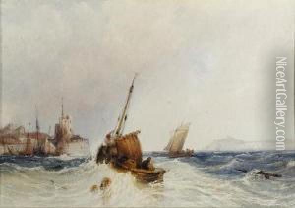 Clearing The Bouy Oil Painting - Samuel Austin