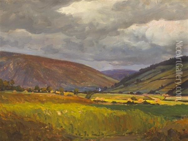 In The Glens Of Antrim Oil Painting - Hans (Jean) Iten