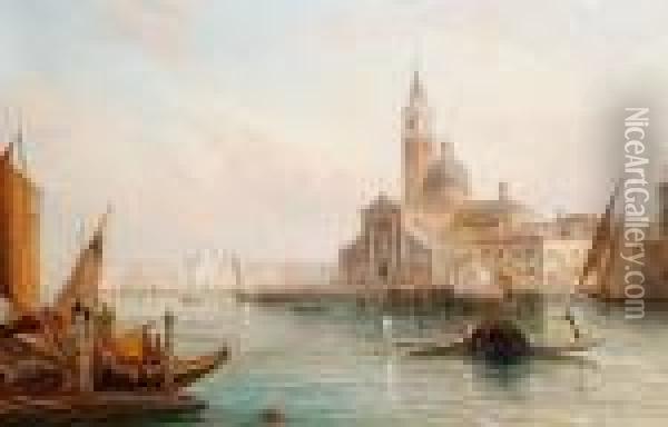 San Giorgio Maggiore Oil Painting - Alfred Pollentine
