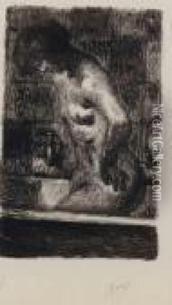 Femme Debout Dans Sa Baignoire, From Maitres Et Petits Maitres D'aujourd'hui Oil Painting - Pierre Bonnard