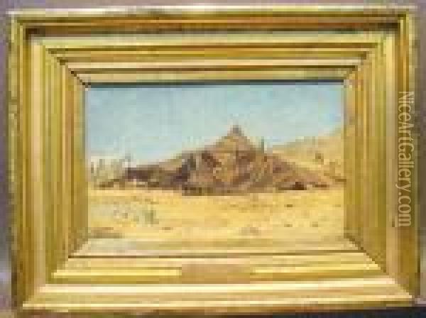 Bedouin Encampment Oil Painting - Gustave Achille Guillaumet