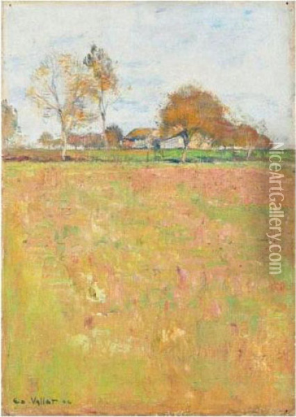 Paysage Oil Painting - Edouard Vallet
