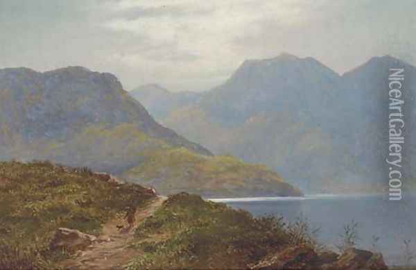 Loch Maree, Scotland Oil Painting - Arthur Gilbert