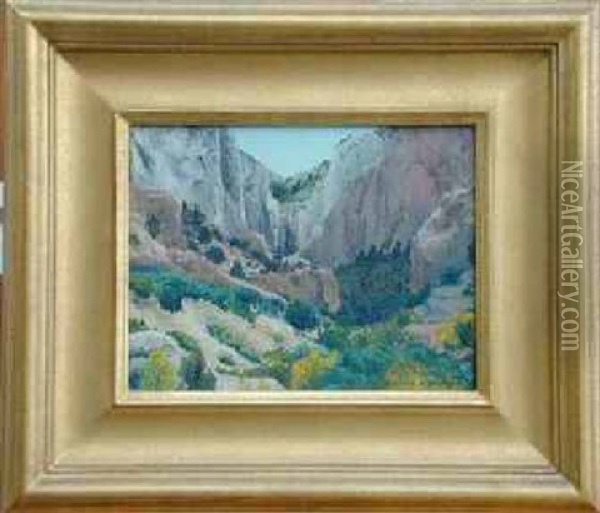 Canyon Landscapes Oil Painting - William Alexander Griffith