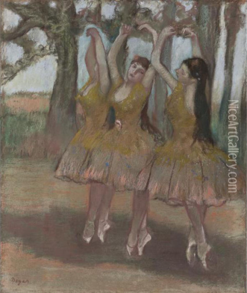La Danse Grecque Oil Painting - Edgar Degas