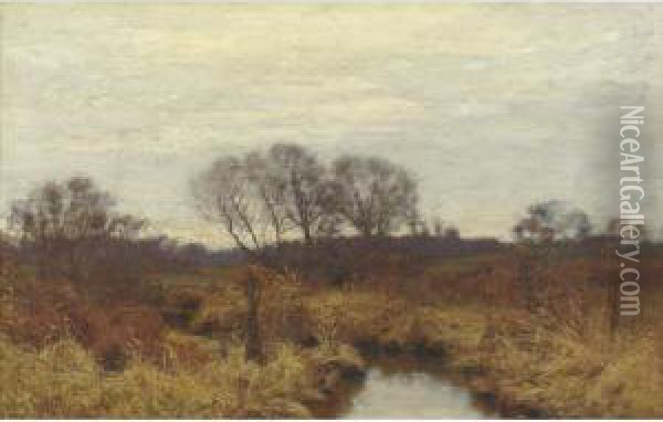 Gray Afternoon Oil Painting - William Merritt Post