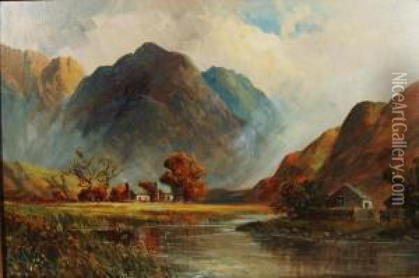 Nearglencoe Oil Painting - Frank E. Jamieson