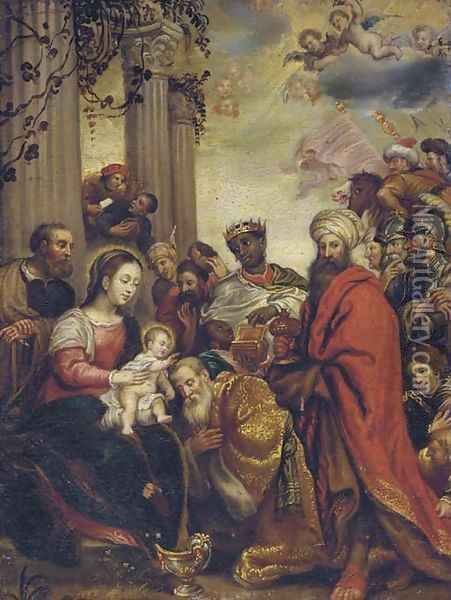 The Adoration of the Magi 8 Oil Painting - Sir Peter Paul Rubens